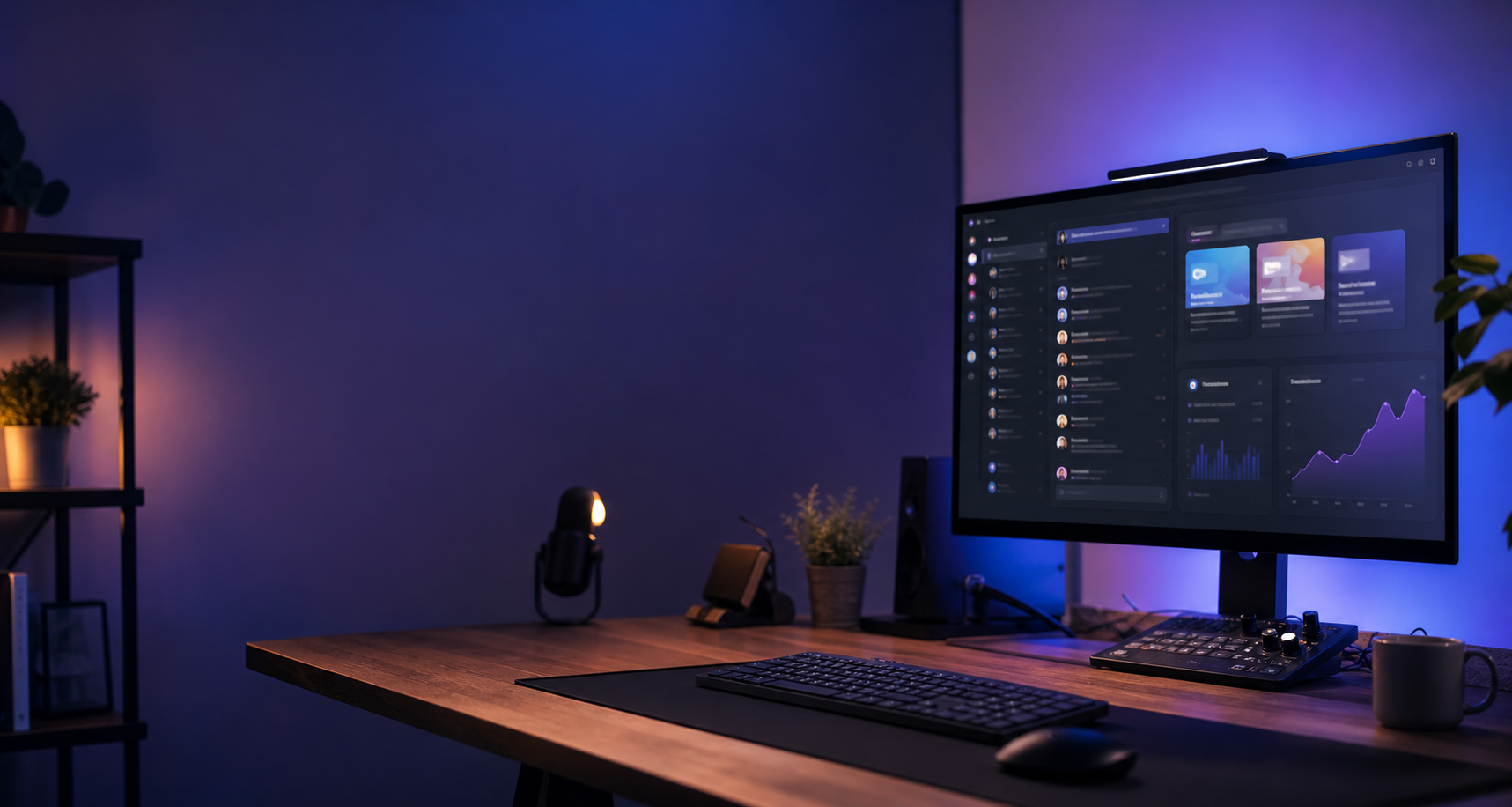 Creator studio dashboard visual